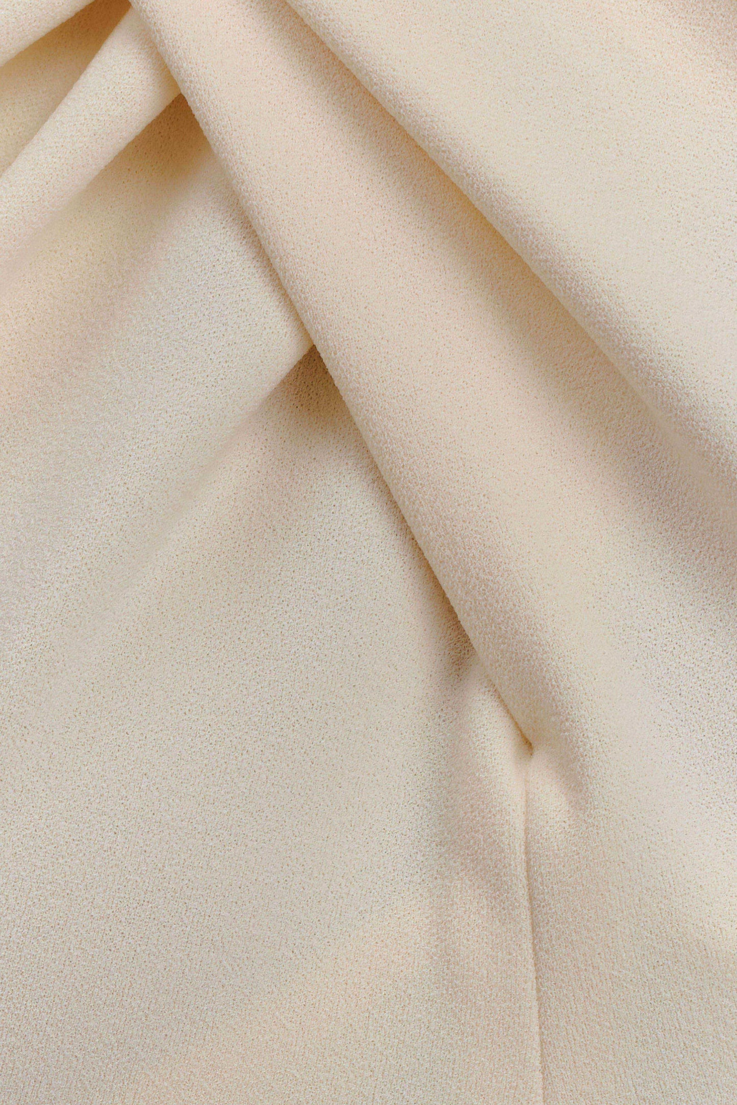 Christina Cross Over Mini Elbise - Tereyağlı Krem