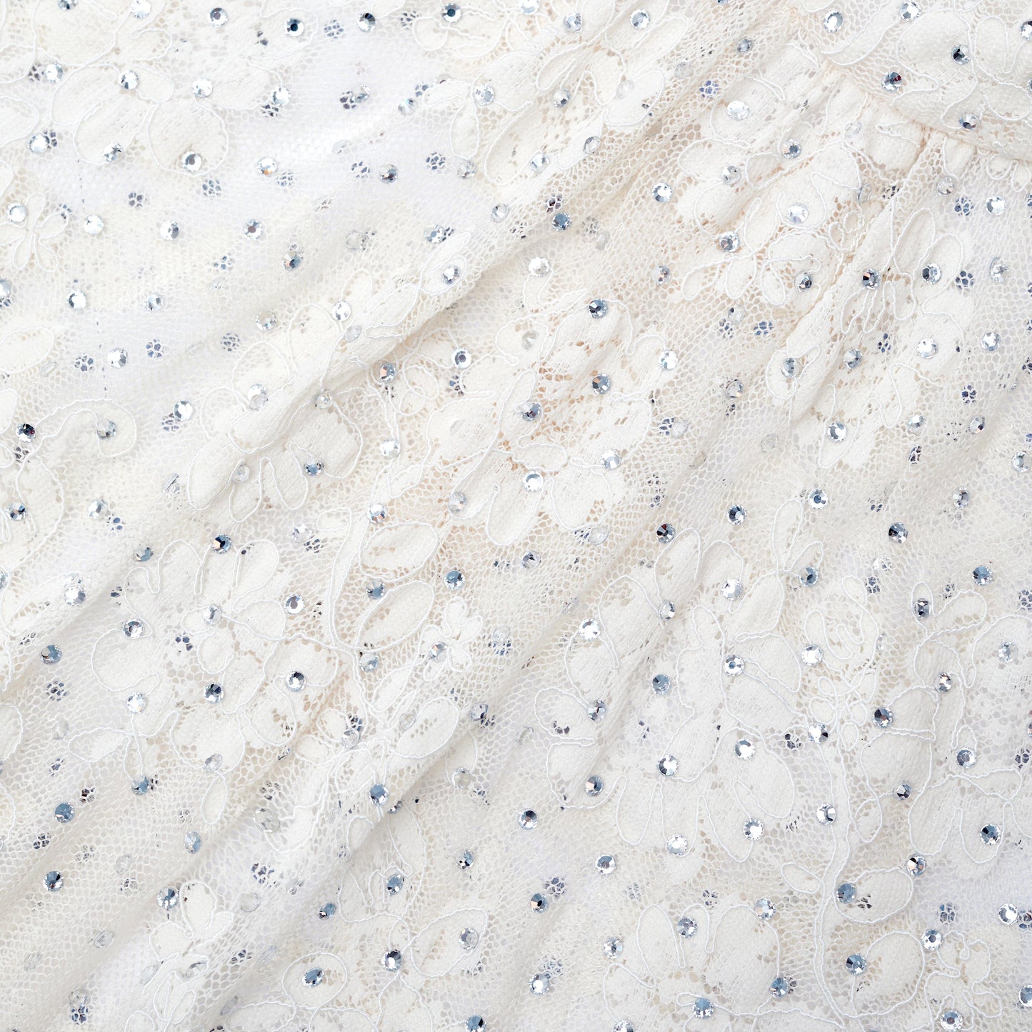 Beyaz Elmas Dantel Üst