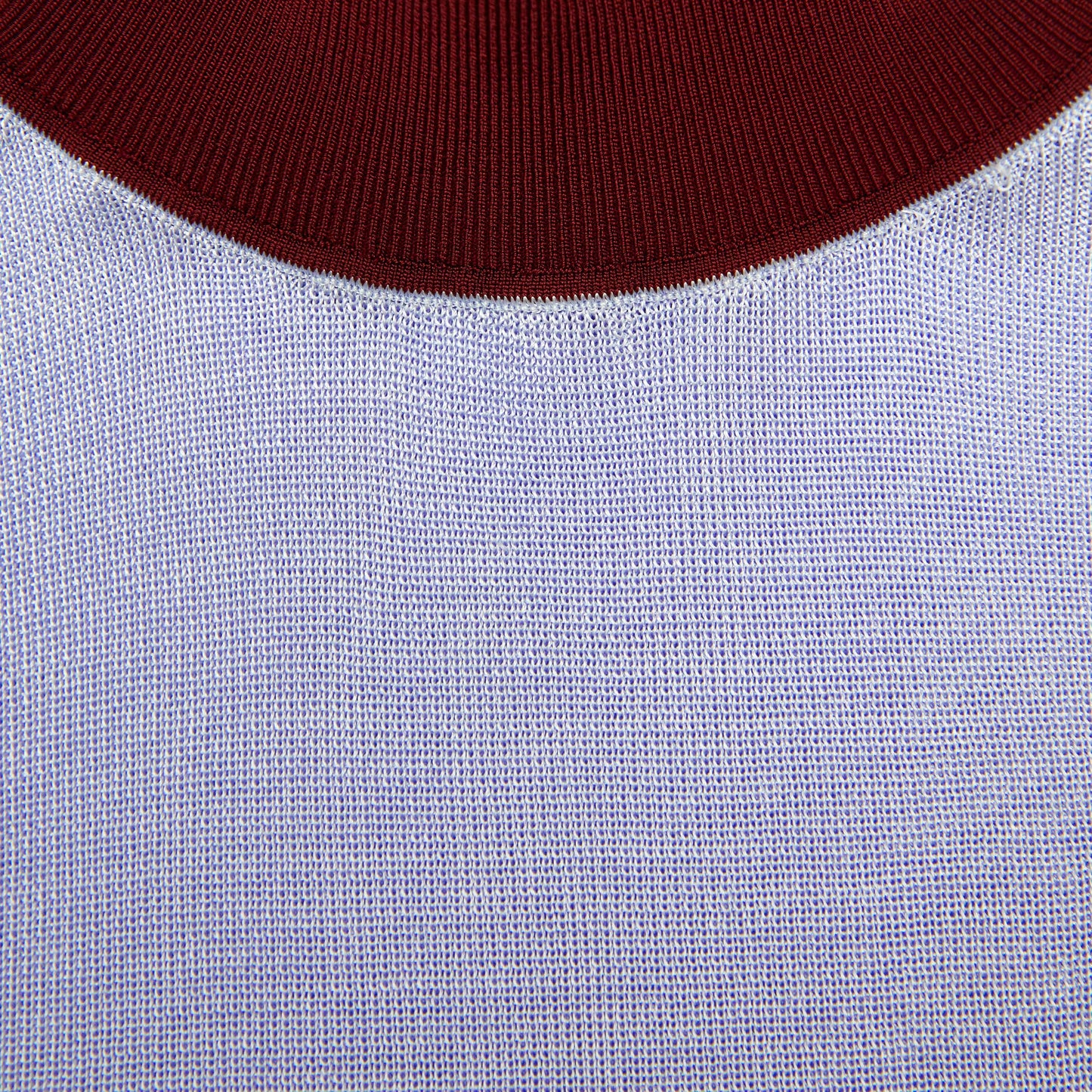 Mavi Viskon Örme Kısa Kollu Üst