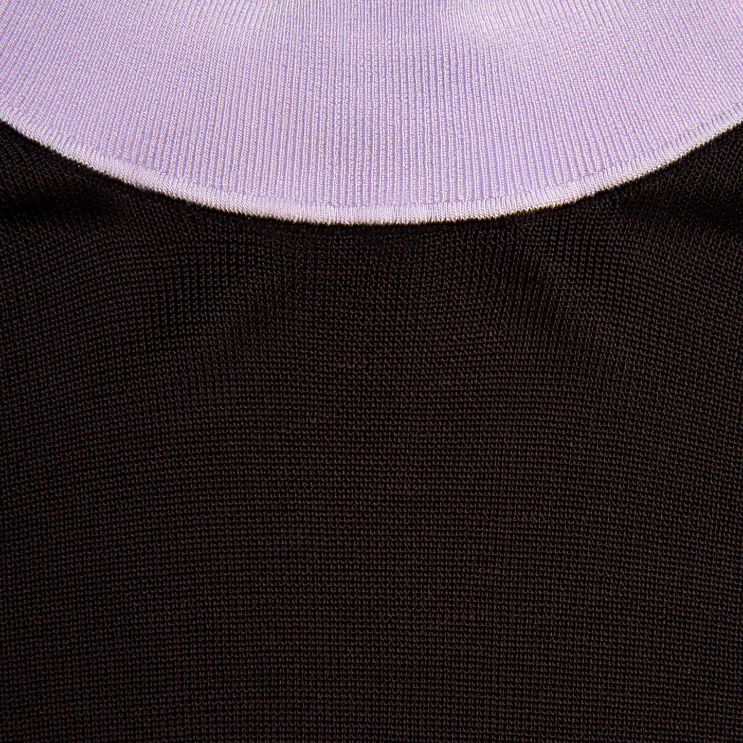 Kahverengi Viskon Örme Kısa Kollu Üst