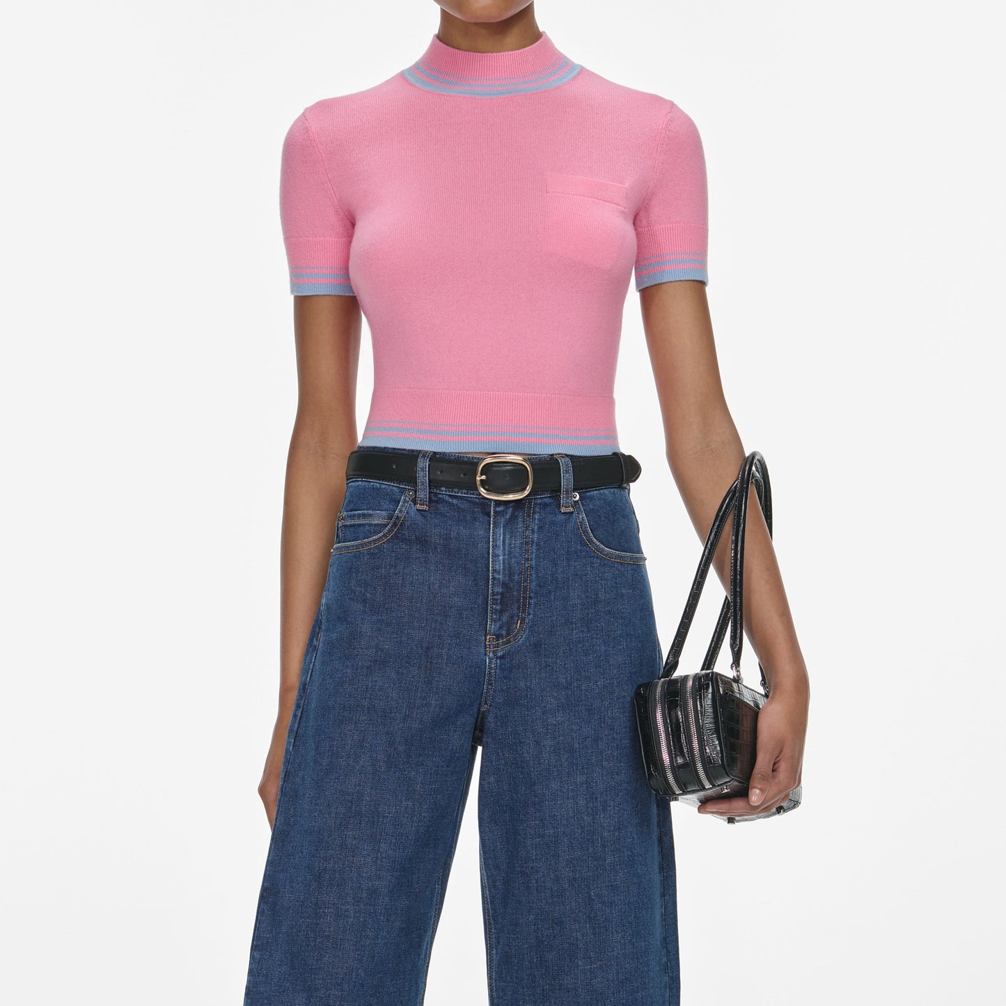 Mavi Fıçı Paça Kot Pantolon