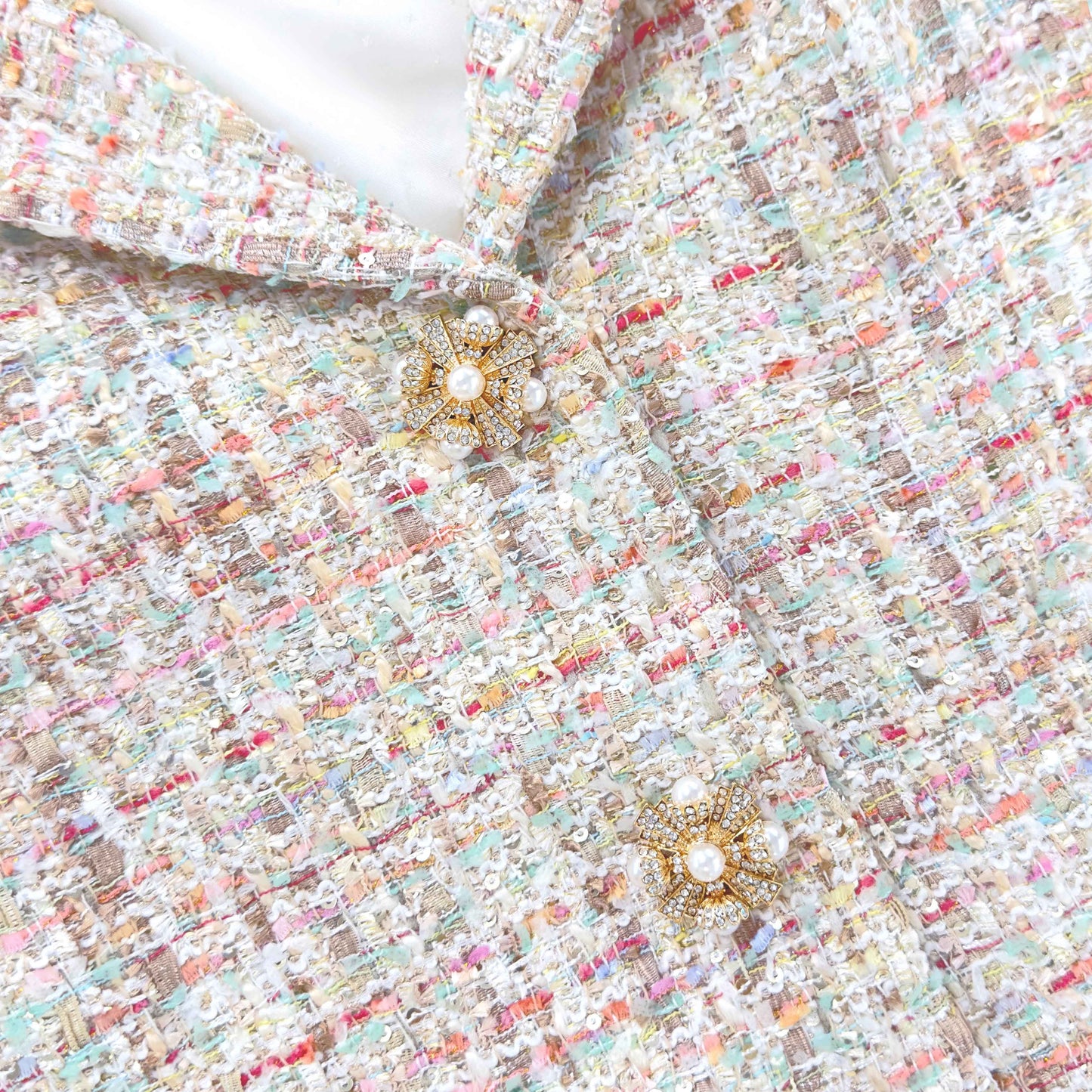 Pastel Bouclé Jacket