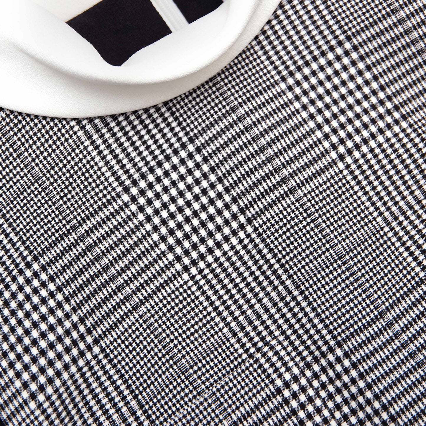 Kolsuz Galler Prensi Kareli Mini Elbise