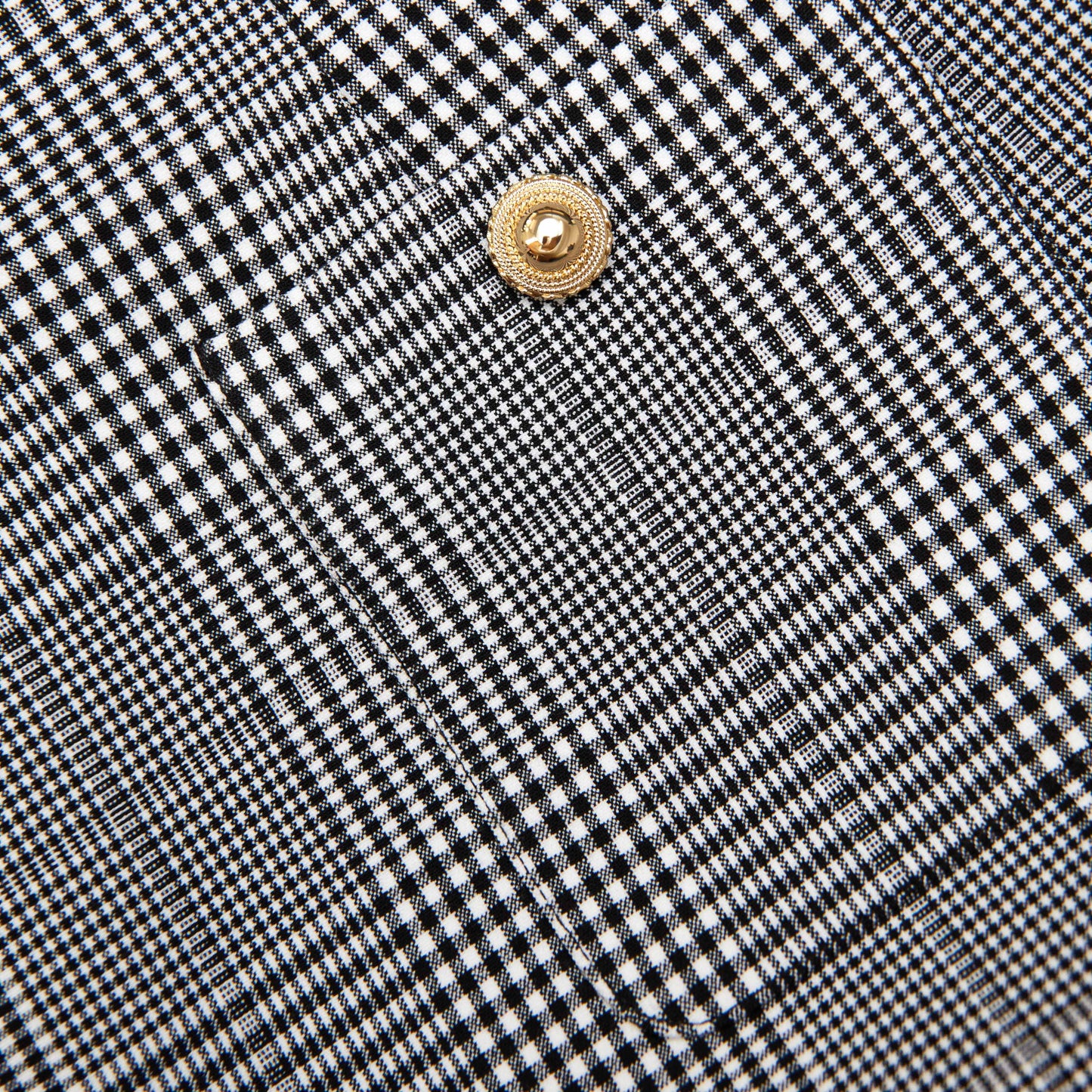 Galler Prensi Kareli Mini Elbise