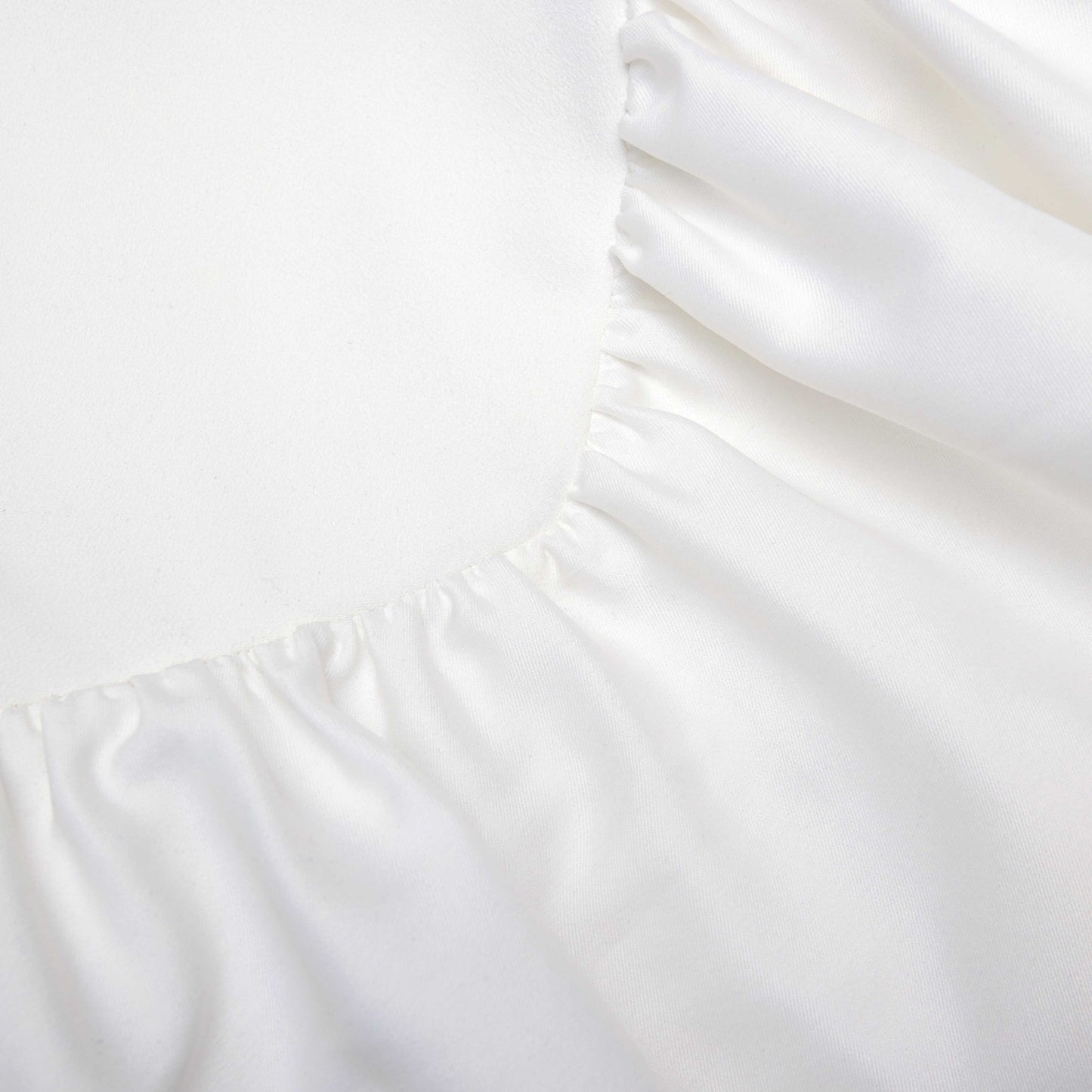 Beyaz Askılı Mini Elbise