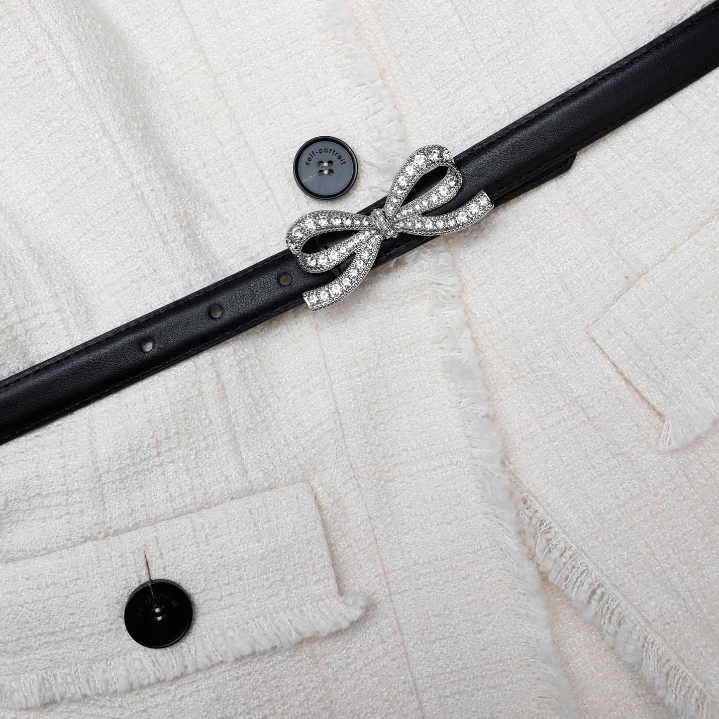 Krem Buklet Bandeau Midi Elbise