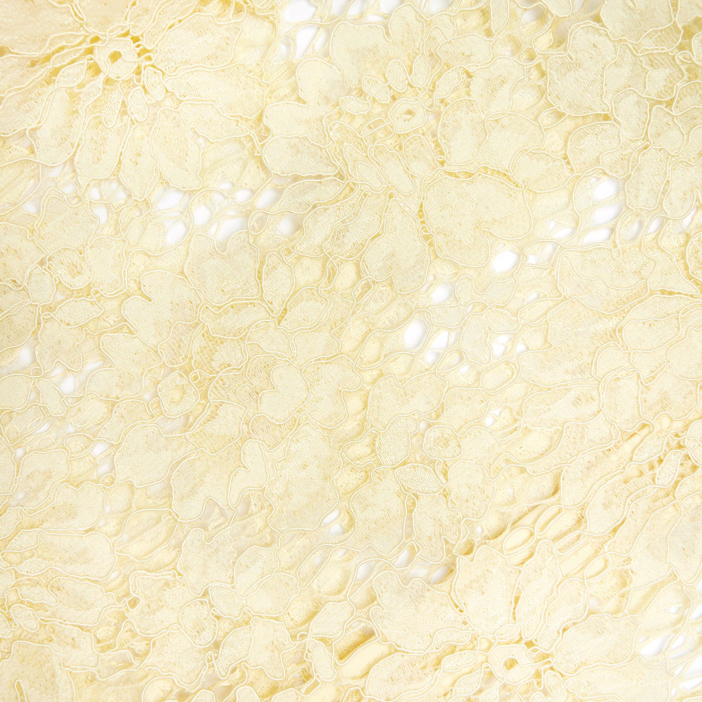 Sarı Dantelli Flüt Kollu Üst