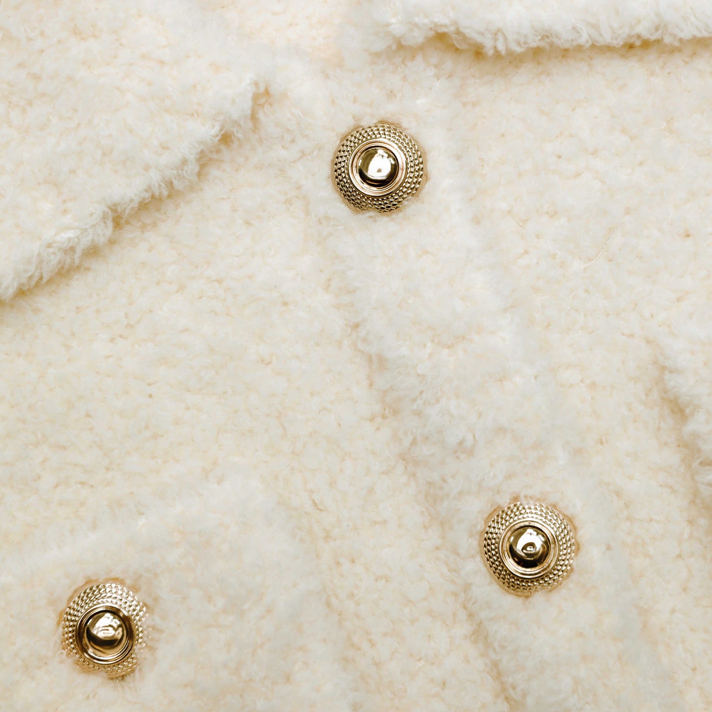 Krem Kabarık Örgü Üst