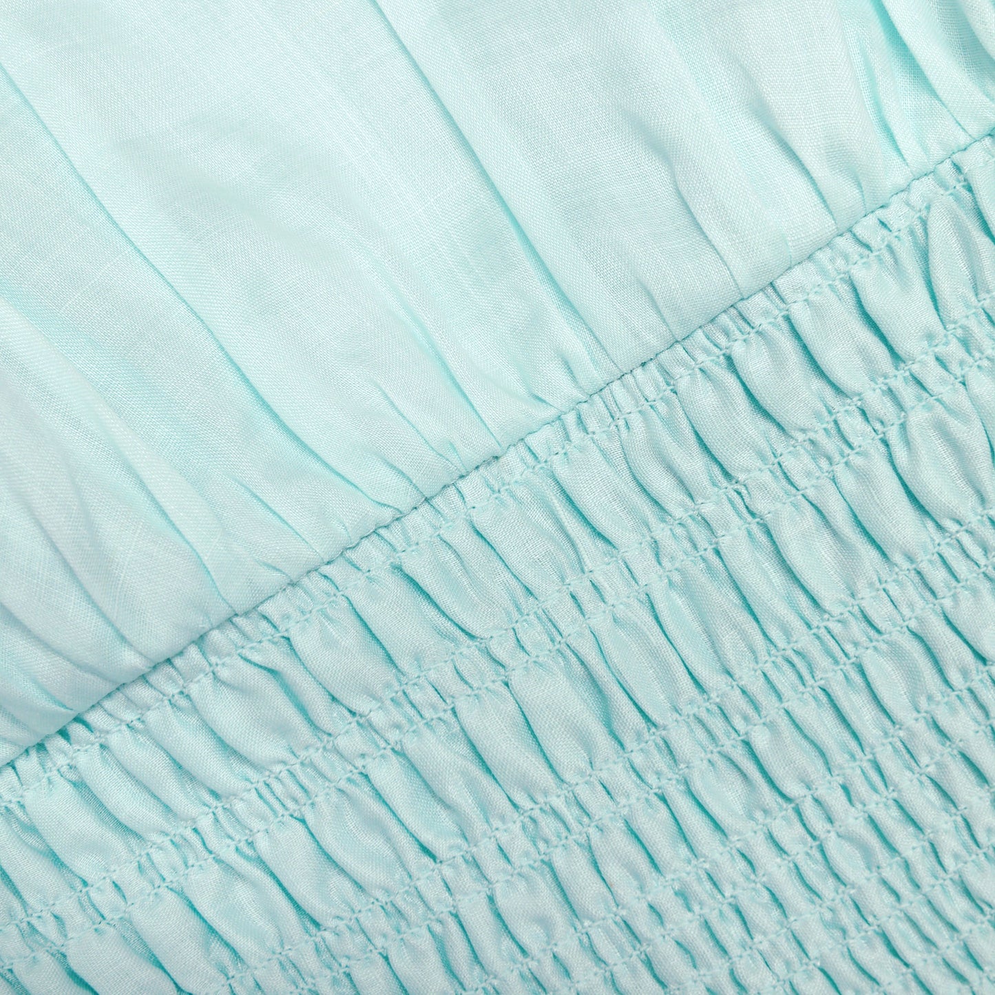 Mint Ramie Midi Elbise