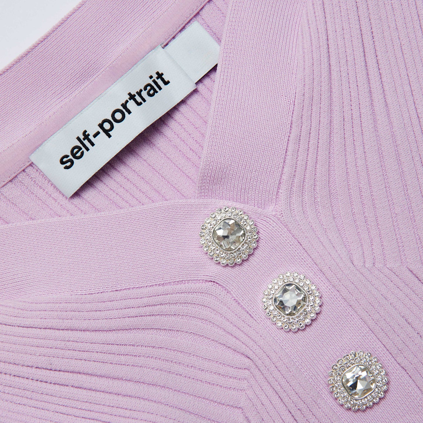 Pembe Ribanalı Örme Mini Elbise