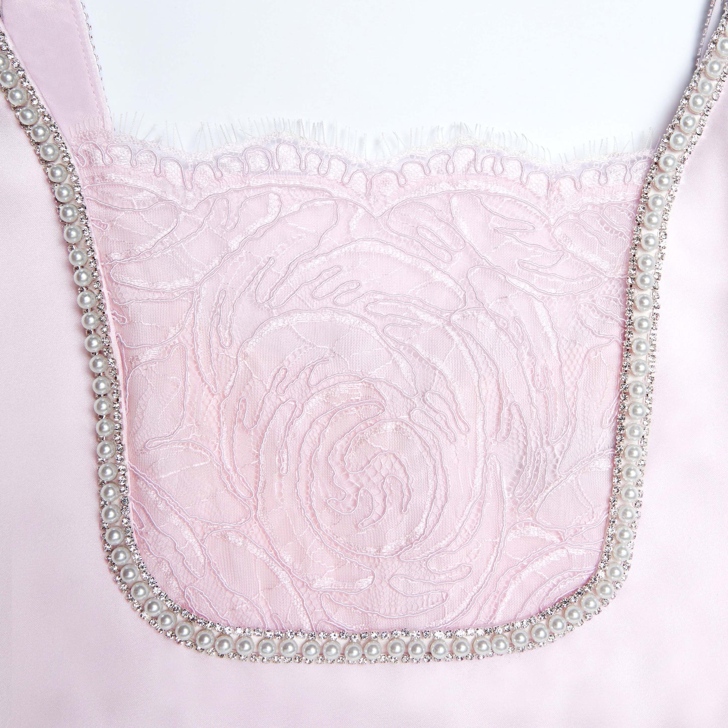 Pembe Saten Mini Elbise