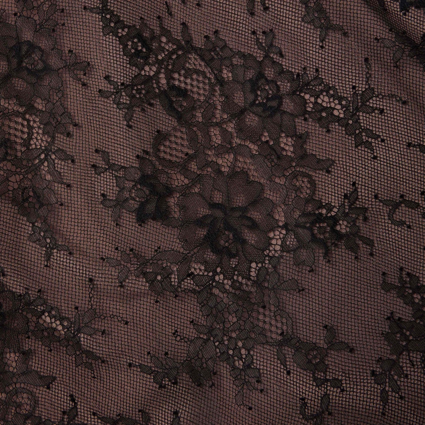 Siyah Dantel Midi Etek