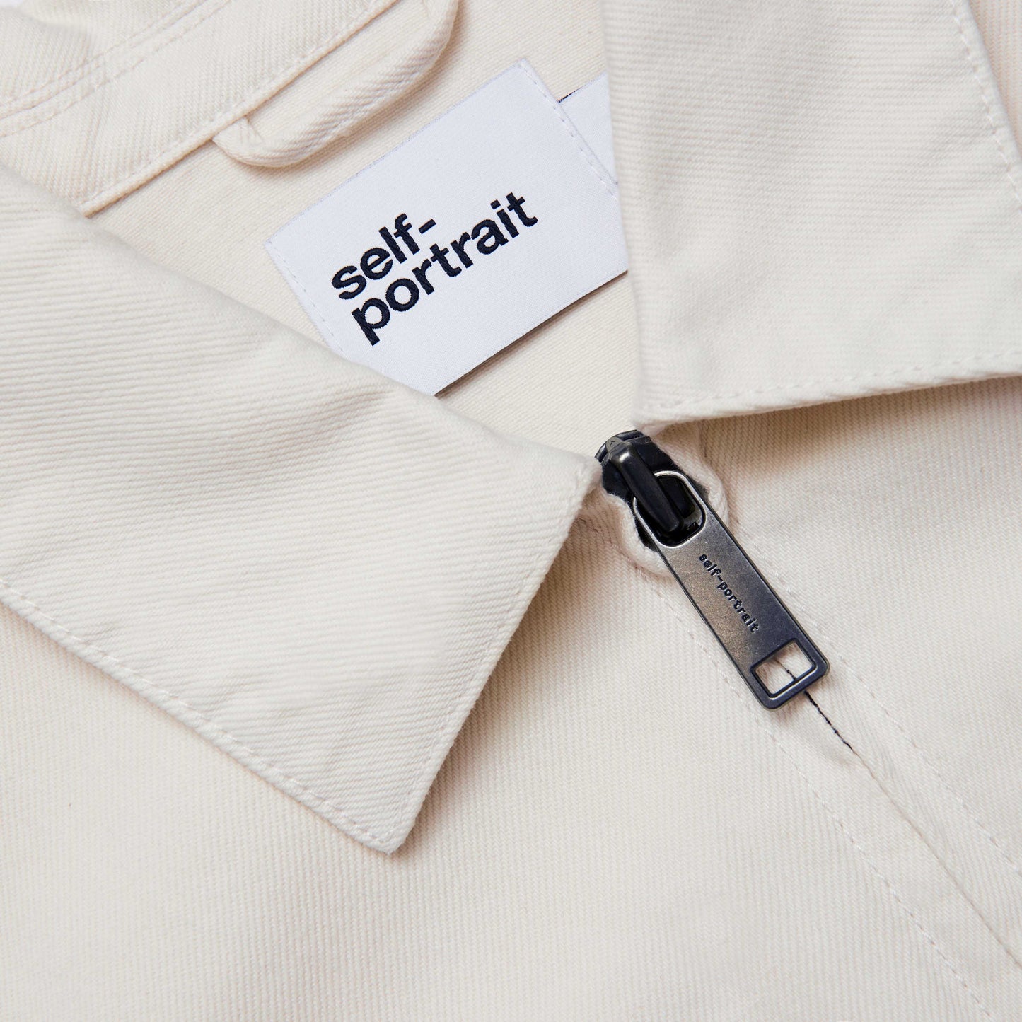 Krem Hafif Kot Ceket