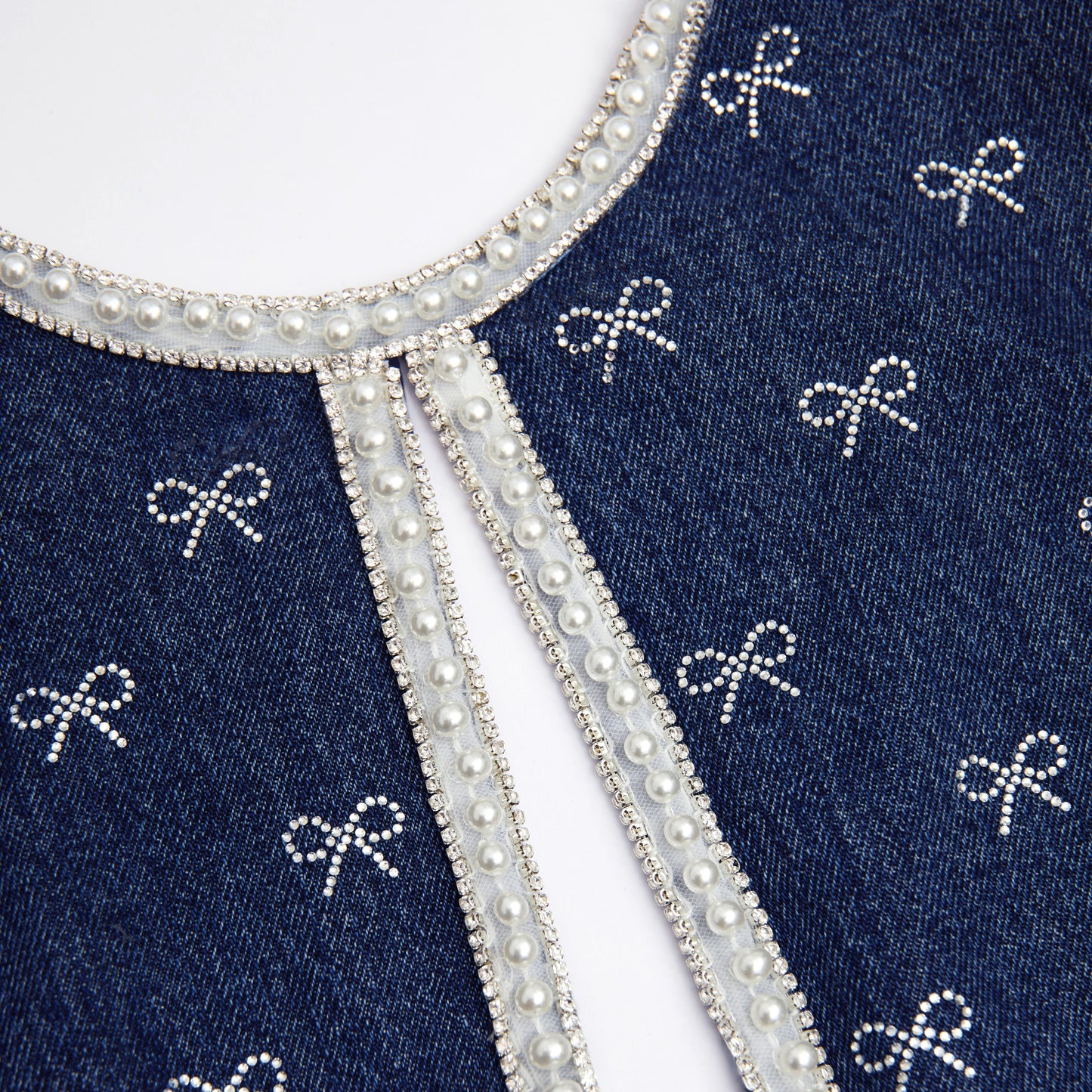 Kot Pırlanta Fiyonklu Mini Elbise