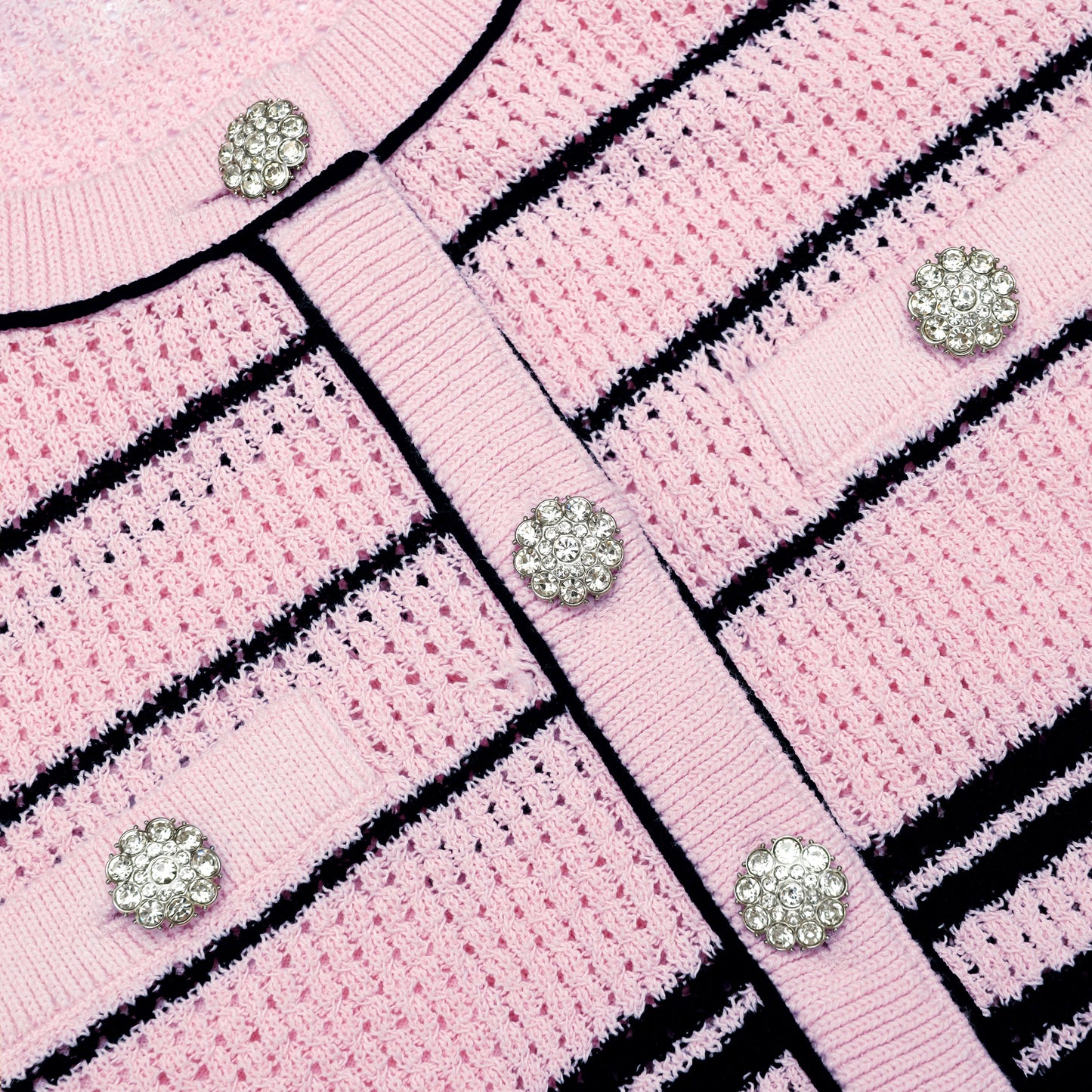 Pembe Çizgili Hırka