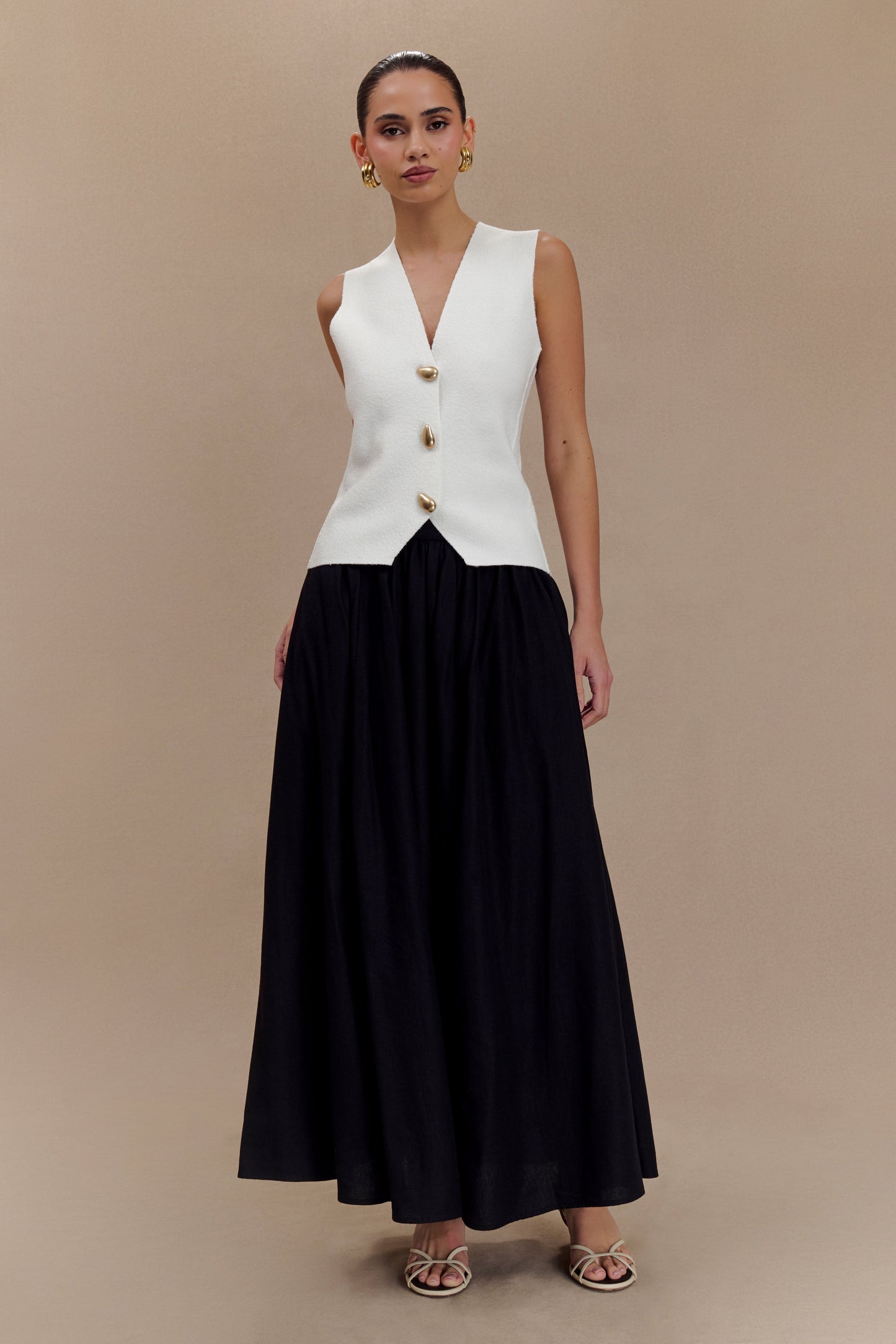 Clarence Keten A Kesim Uzun Etek - Siyah