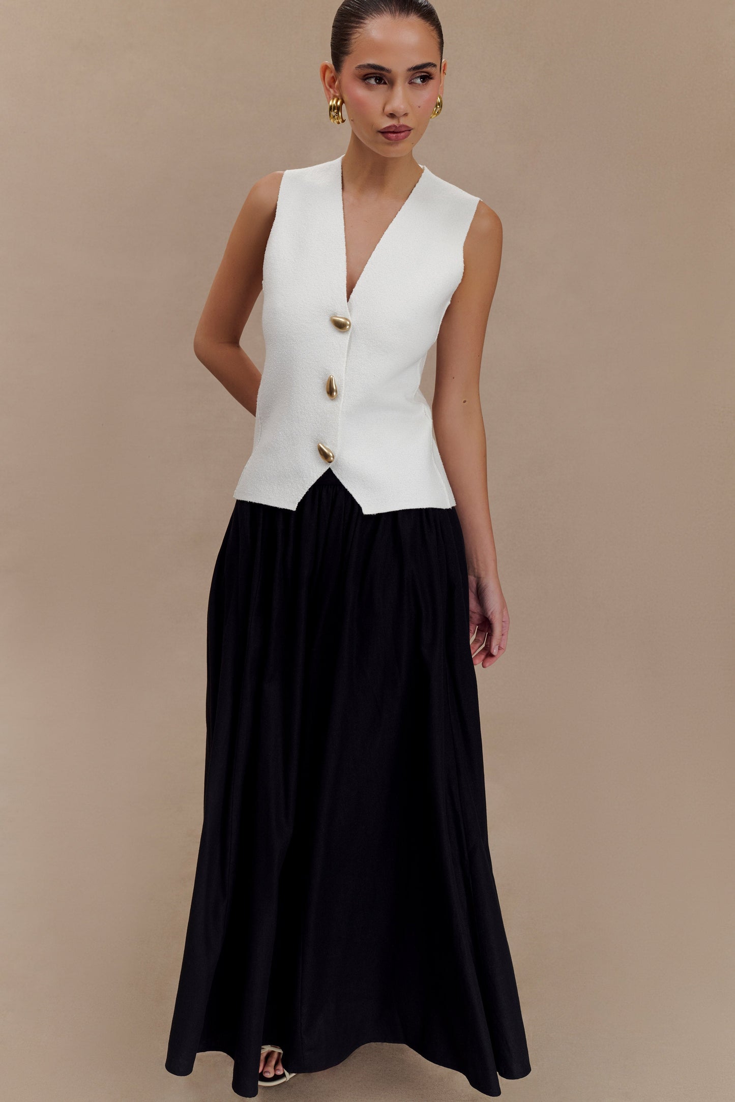 Clarence Keten A Kesim Uzun Etek - Siyah