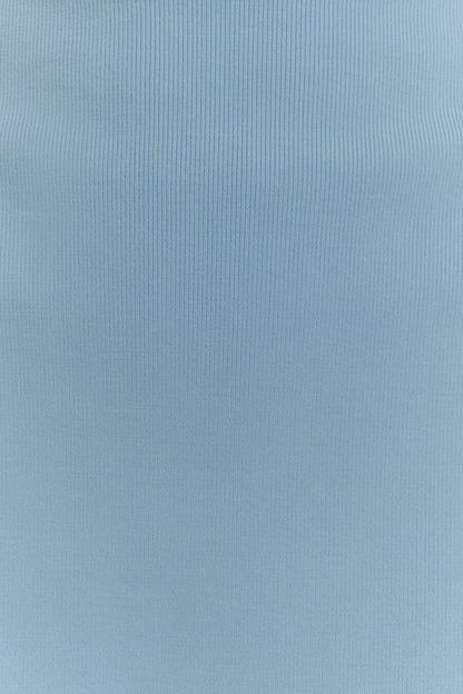 Anette Bandaj Örgü Straplez Üst - Gök Mavisi