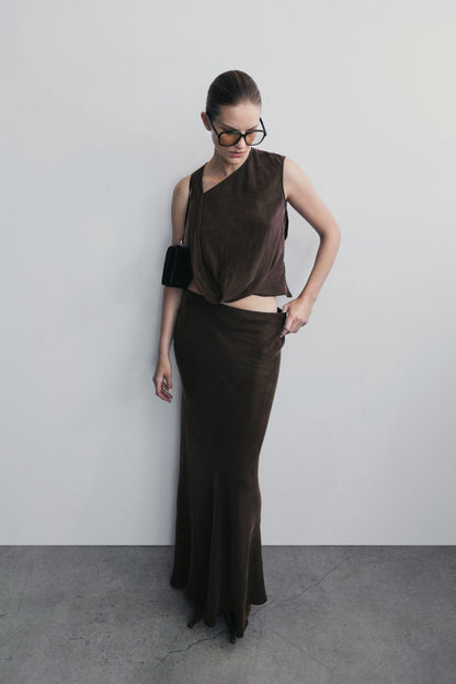 Violeta Maxi Etek - Bitter Çikolata