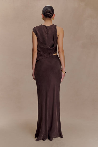 Violeta Maxi Etek - Bitter Çikolata