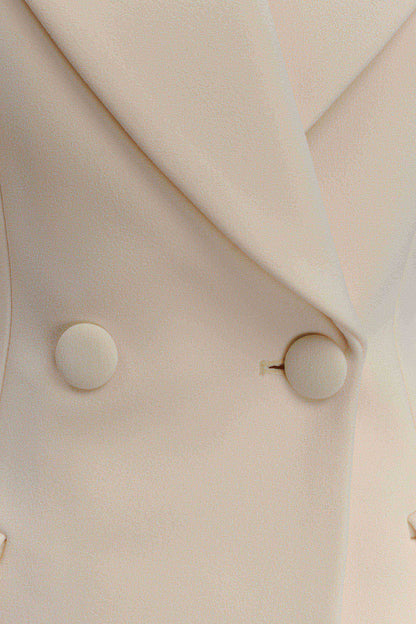 Wesley Yapılandırılmış Blazer - Tereyağlı Krema