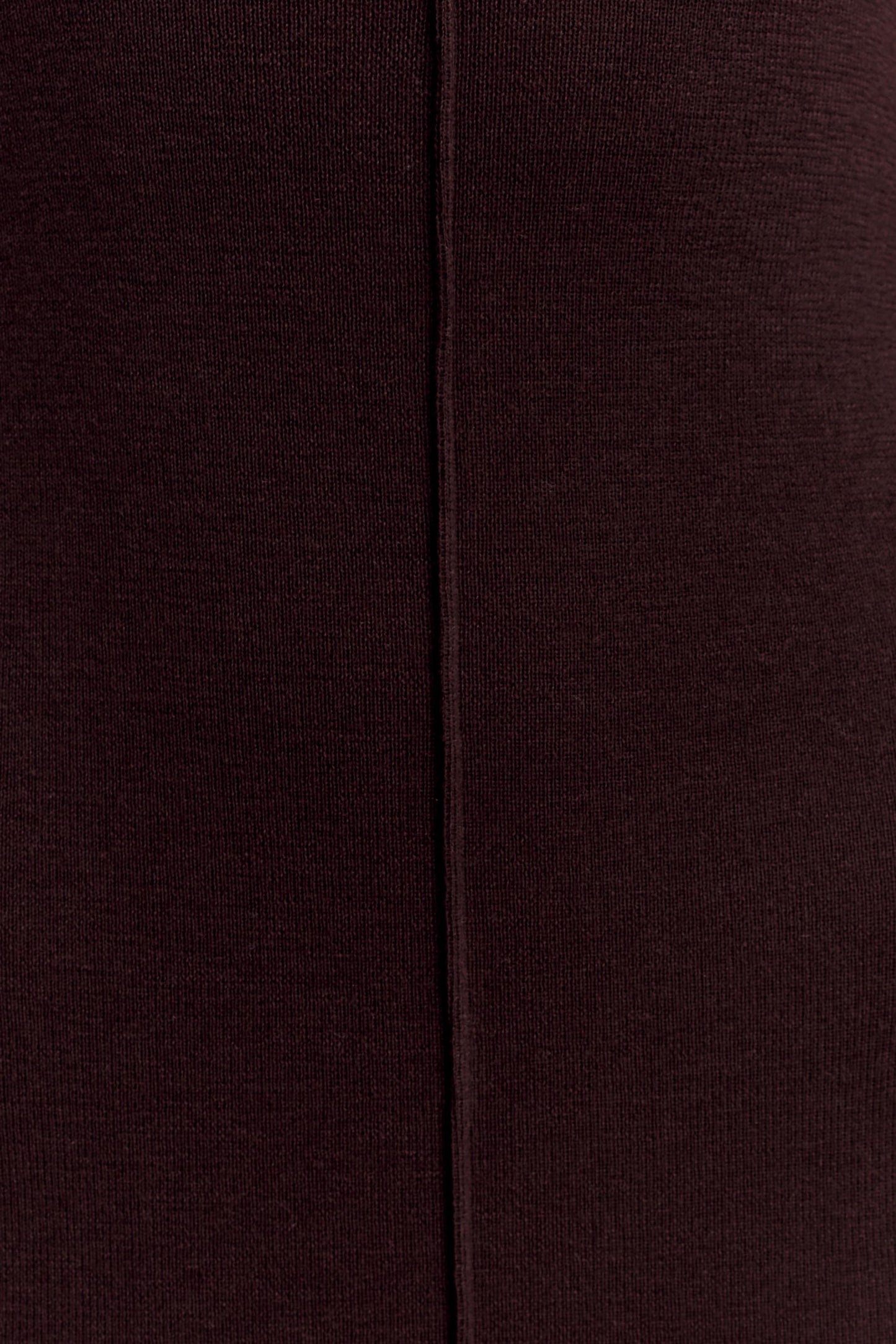 Cleona Merino Yünlü Ribanalı Uzun Kollu Maksi Elbise - Koyu Çikolata