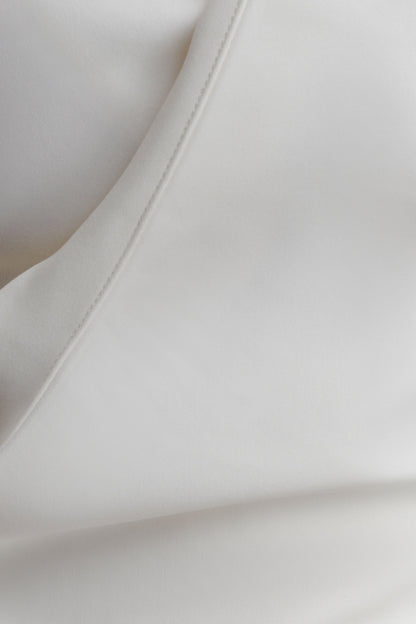 Yanina Pamuklu Askılı Midi Elbise - Beyaz