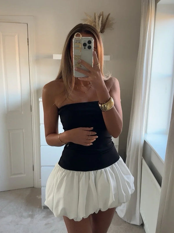Danielle | Balon Etekli Mini Elbise