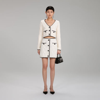 Kablo Örgü Mini Etek