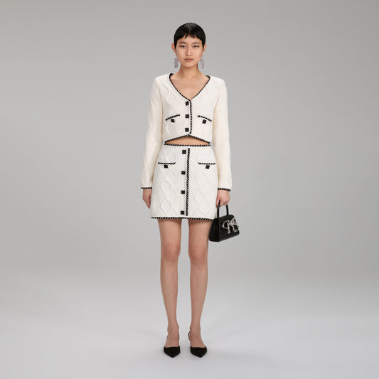 Kablo Örgü Mini Etek