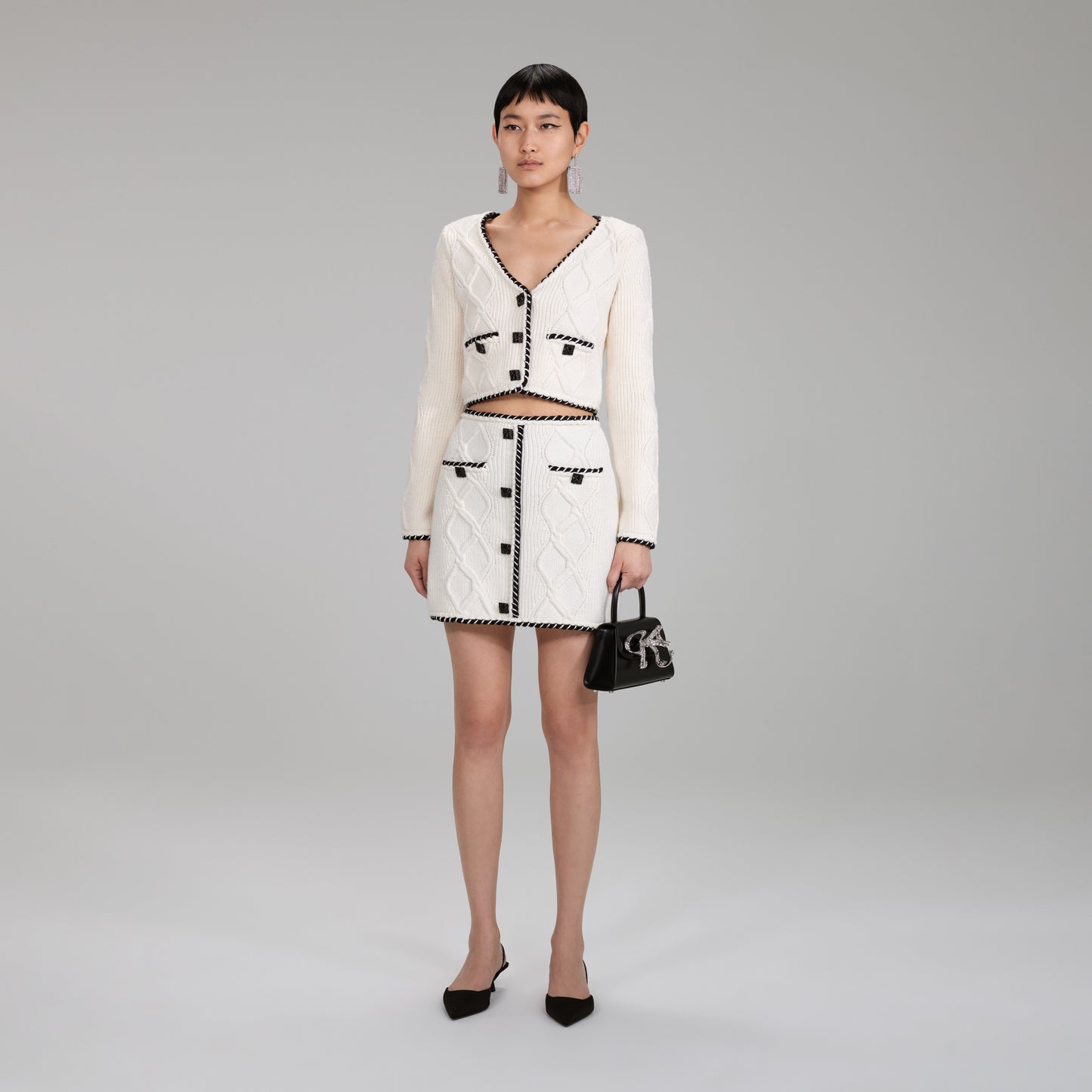 Kablo Örgü Mini Etek