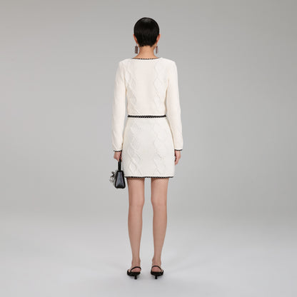 Kablo Örgü Mini Etek