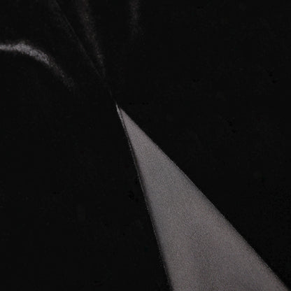 Siyah Kadife Kesim Midi Elbise