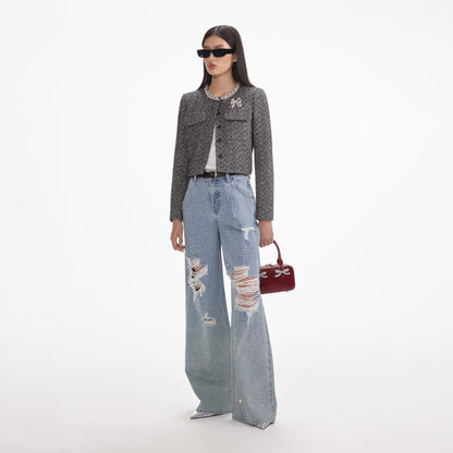 Elmas Ombre Eskitilmiş Kot Pantolon