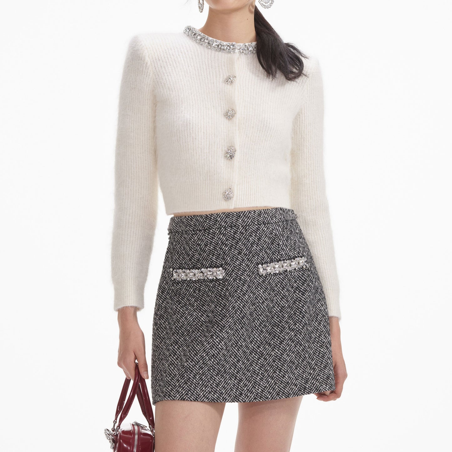 Krem Yumuşak Örgü Hırka