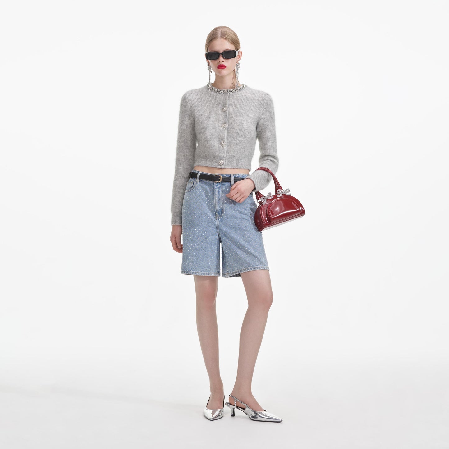 Gri Yumuşak Örgü Hırka