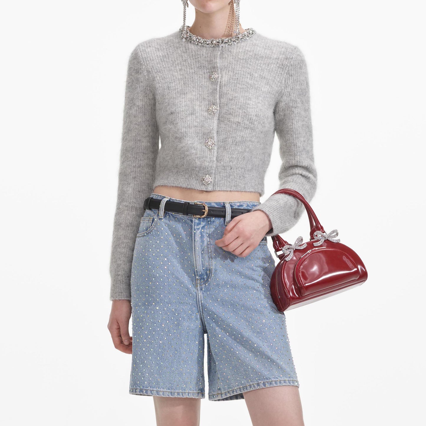 Gri Yumuşak Örgü Hırka