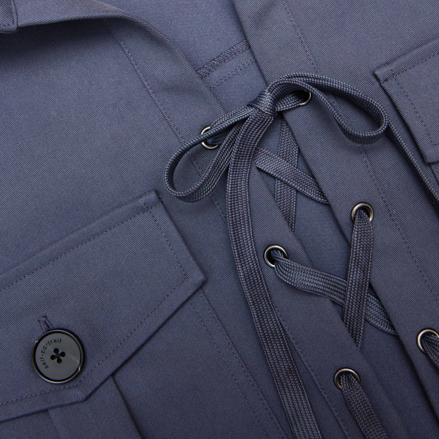 Gri Pamuklu Uzun Kollu Mini Elbise