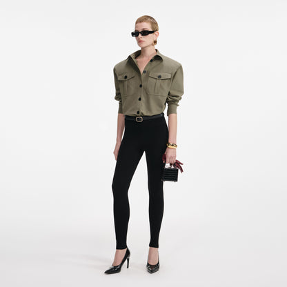 Yeşil Pamuklu Gömlek