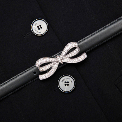 Siyah Krep Özel Dikim Üst