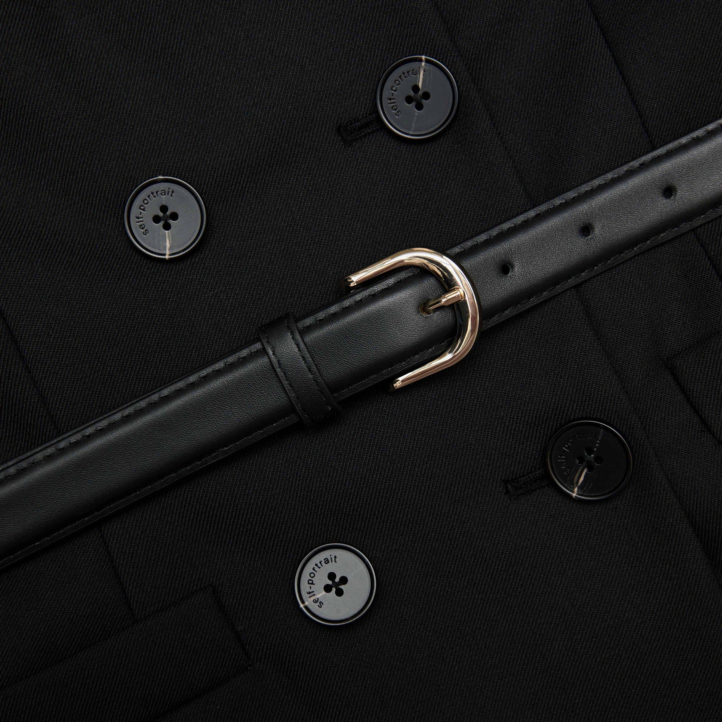 Siyah Yün Krep Midi Elbise