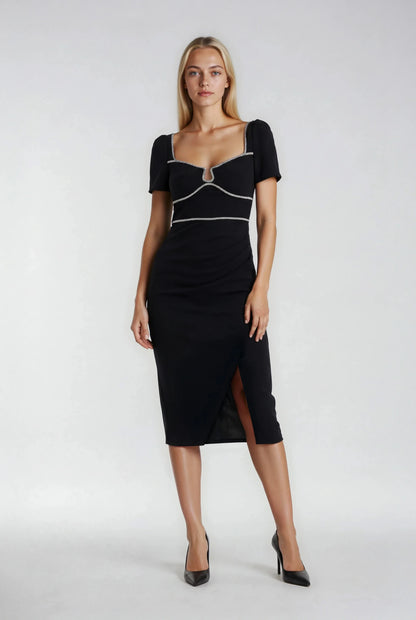 Klasik Siyah Uzun Elbise