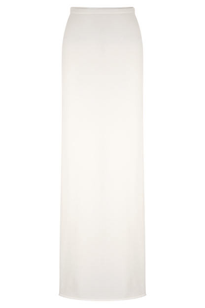 Alejandra Örgü Uzun Etek - Beyaz