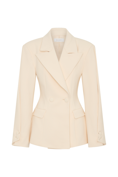 Wesley Yapılandırılmış Blazer - Tereyağlı Krema