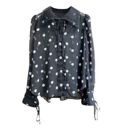 Dantel Süslemeli Siyah Üst