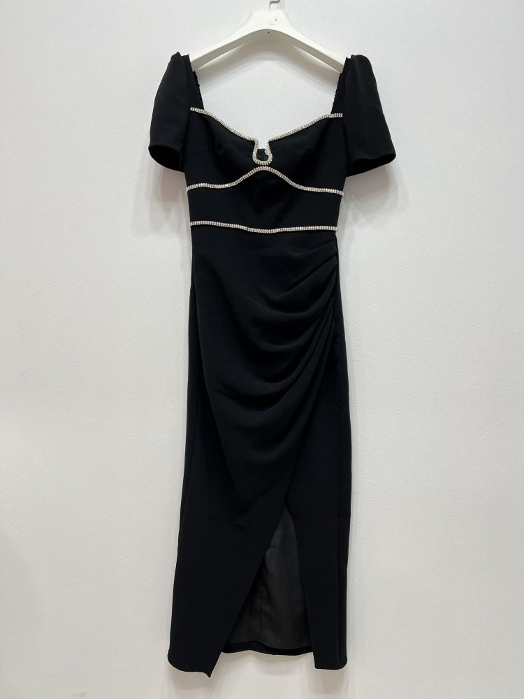 Klasik Siyah Uzun Elbise