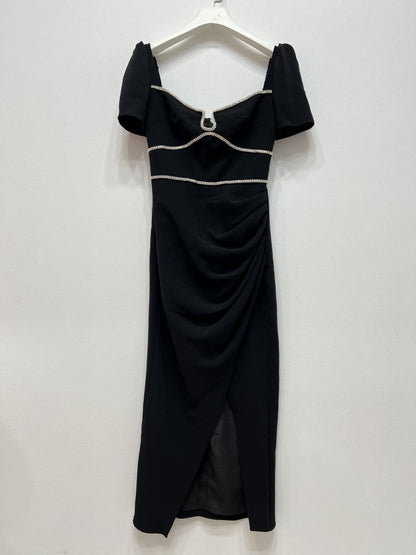 Klasik Siyah Uzun Elbise