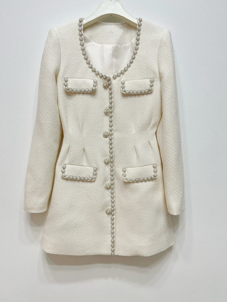 Bej Kaba Yün Elbise