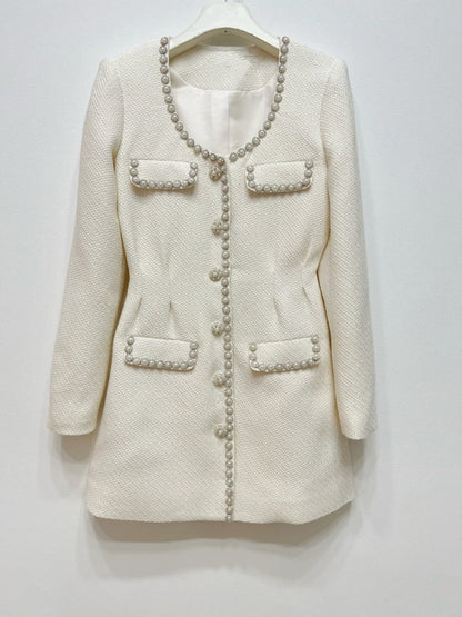 Bej Kaba Yün Elbise