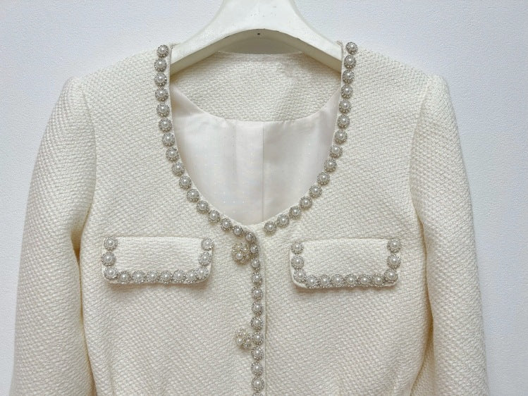 Bej Kaba Yün Elbise